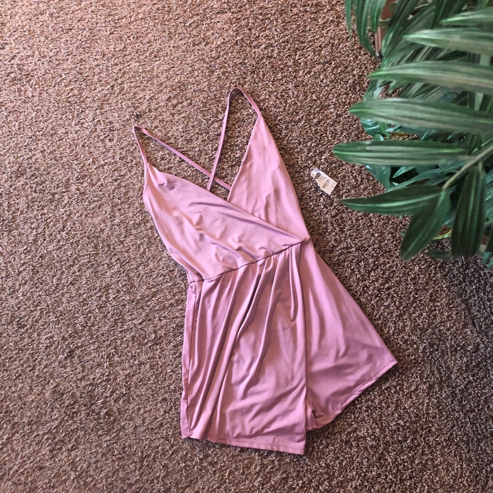 Charlotte Russe pink romper